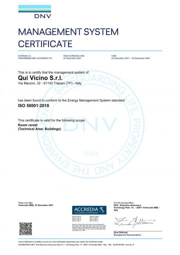 Certificazione Energetica ISO 50001:2018 - 1